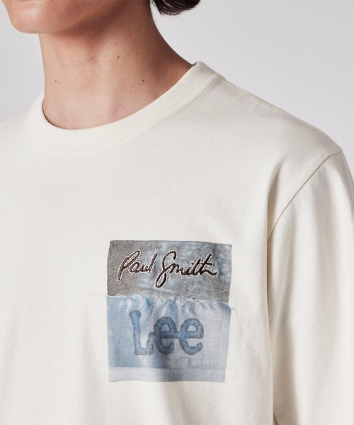 【Paul Smith】So Cool！ポイントロゴ 長袖クルーネックTシャツ Big Logo” Tシャツ（253552919T） | Paul