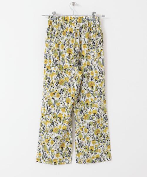 セール】『イージーケア/接触冷感』フラワープリントイージーパンツ