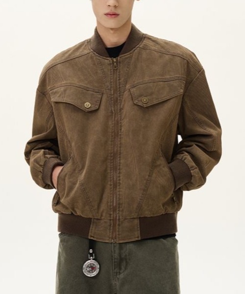 Favorite Stylesヴィンテージジャケット【ヴィンテージ】アメカジ ヴィンテージ風アメリカ野球ジャケット大きいサイズカープル