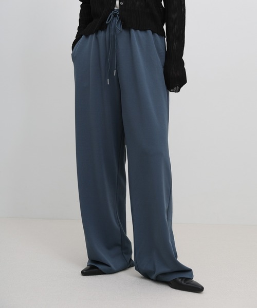 select MOCA(セレクトモカ)の「カットジョーゼットリラックスパンツ(その他パンツ・レディース・ブルー/ライトグレー/ブラック・FREE)」の3枚目の写真