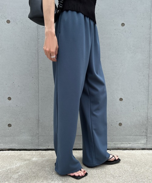 select MOCA(セレクトモカ)の「カットジョーゼットリラックスパンツ(その他パンツ・レディース・ブルー/ライトグレー/ブラック・FREE)」の8枚目の写真