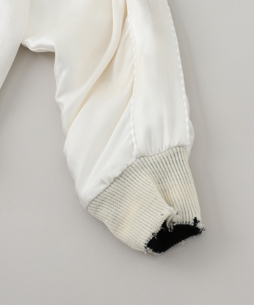 DAIRIKU（ダイリク）の「【DAIRIKU / ダイリク】Skul Docking Vintage Ska Jumpe（スカジャン・メンズ・ブラック/ホワイト・LARGE/MEDIUM）」の4枚目の写真