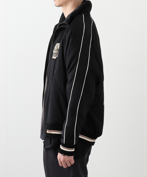 DAIRIKU（ダイリク）の「【DAIRIKU / ダイリク】Skul Docking Vintage Ska Jumpe（スカジャン・メンズ・ブラック/ホワイト・LARGE/MEDIUM）」の13枚目の写真