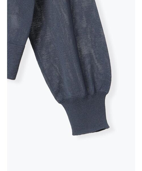 Samansa Mos2 blue（サマンサモスモスブルー）の「マルチスタイル前後2wayクルーカーディガン（カーディガン/ボレロ・レディース・シルバーグレー/ネイビー/ミント/キナリ・M/L）」の22枚目の写真