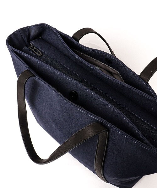 Un coeur(アンクール)の「【Un coeur/アンクール】K903061 アシメレザーハンドルトート 25SS(トートバッグ・メンズ・ブラック/ネイビー・FREE)」の10枚目の写真