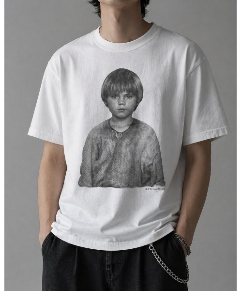 STAR WARS(スターウォーズ)の「STAR WARS / Tee / Anakin Skywalker(Tシャツ/カットソー・メンズ・ホワイト/ブラック・MEDIUM/LARGE/X-LARGE/SHORT)」の12枚目の写真