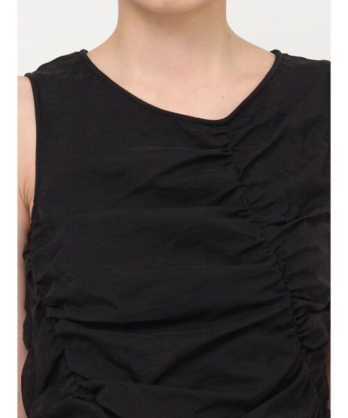 MURUA(ムルーア)の「シャーリングミニワンピース(ワンピース・レディース・ブラック/グレー・FREE)」の20枚目の写真