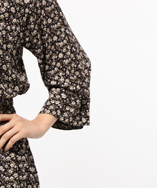 Kastane（カスタネ）の「小花柄OP（ワンピース・レディース・ピンク/ブラック/ネイビー/ブラック系その他・FREE）」の10枚目の写真