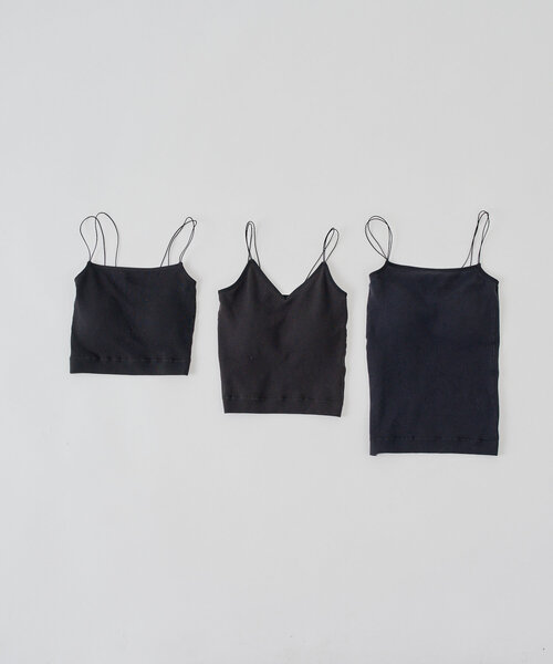 Kastane（カスタネ）の「カッブ付きVネックブラキャミ（キャミソール