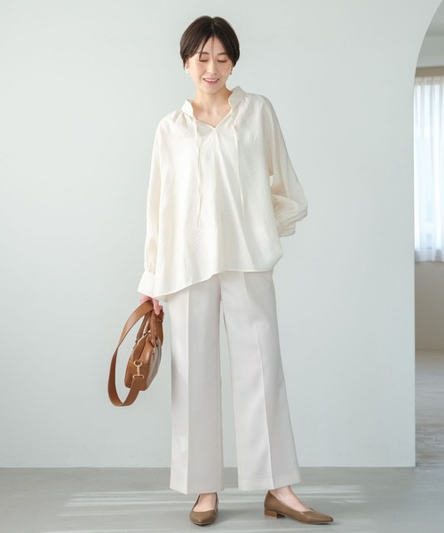 Elura(エルーラ)の「ヴィンテージツイルクロスパンツ<低身長サイズあり>/323301(その他パンツ・レディース・グレイッシュベージュ/アイボリー/チャコールグレー・FREE(S)/MEDIUM/LARGE)」の12枚目の写真