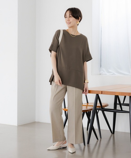 Elura(エルーラ)の「ヴィンテージツイルクロスパンツ<低身長サイズあり>/323301(その他パンツ・レディース・グレイッシュベージュ/アイボリー/チャコールグレー・FREE(S)/MEDIUM/LARGE)」の7枚目の写真