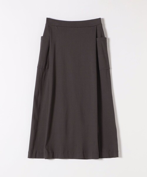 SHIPS any（シップス エニィ）の「SHIPS any:〈接触冷感/汗染み防止加工/洗濯機可能〉Iライン イージー スカート（スカート・レディース・ブラック/グレー系その他・ONE SIZE）」の14枚目の写真