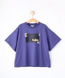 hifumiyo ヒフミヨ katakamunya Tシャツ 紫 zozo Tシャツ/カットソー（パープル/紫色系・バックプリント