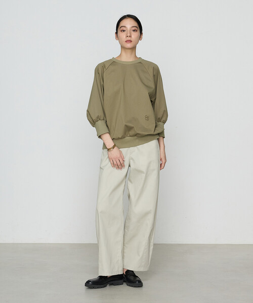 COMME CA（コムサ）の「トリコット プルオーバー（Tシャツ/カットソー・レディース・ホワイト/カーキ・FREE）」の7枚目の写真
