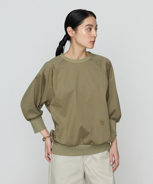 COMME CA（コムサ）の「トリコット プルオーバー（Tシャツ/カットソー・レディース・ホワイト/カーキ・FREE）」の8枚目の写真
