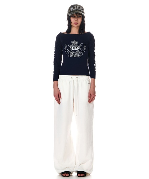 BEEDEN(ビーデン)の「BD EMBLEM FIT L/S TEE(Tシャツ/カットソー・レディース・ネイビー/レッド/グレー・FREE)」の13枚目の写真