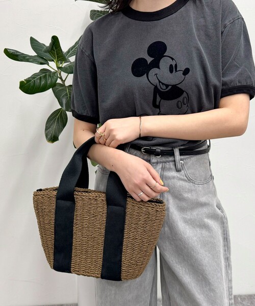 fredy emue（フレディエミュ）の「テープハンドルカゴバッグ（かごバッグ・レディース・ブラック/ブラウン/ベージュ系その他/ブラック系その他・FREE）」の17枚目の写真