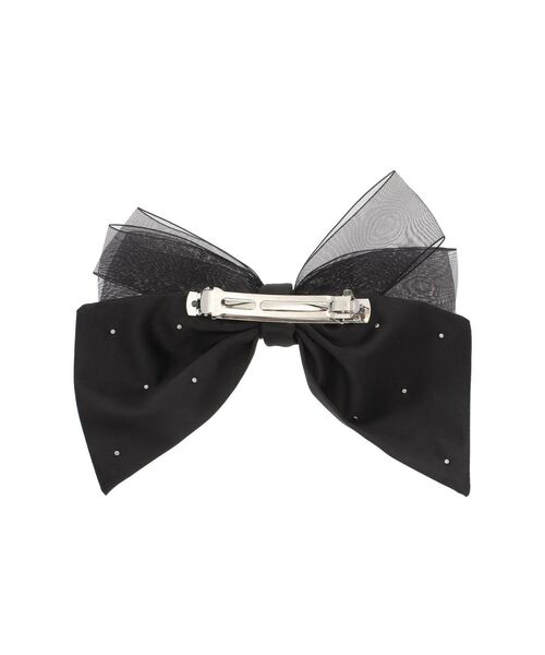 RESEXXY(リゼクシー)の「ポイントパールリボン(バレッタ/ヘアクリップ・レディース・ホワイト/ブラック・FREE)」の12枚目の写真