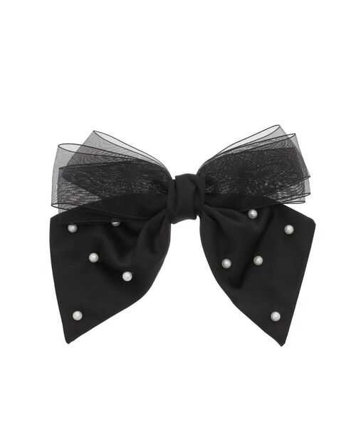 RESEXXY(リゼクシー)の「ポイントパールリボン(バレッタ/ヘアクリップ・レディース・ホワイト/ブラック・FREE)」の15枚目の写真