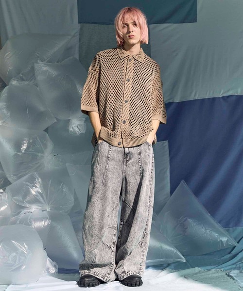 MAISON SPECIAL（メゾンスペシャル）の「《UNISEX》Smashing Light Punch Prime-Over Sleeveless T-Shirt/スマッシングライトパンチプライムオーバースリーブレスTシャツ【MAISON SPECIAL/メゾンスペシャル】（タンクトップ・メンズ・ブラック/チャコールグレー/ホワイト/レッド・0/1/2）」の19枚目の写真