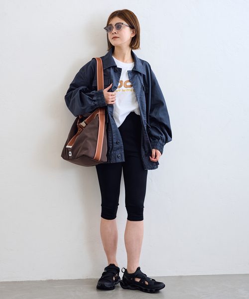 U by SPICK&SPAN（ユーバイスピックアンドスパン）の「≪追加≫【OUTDOOR/アウトドア】別注 Puilting 2way Tote 12（トートバッグ・レディース・ブラウン/ブラック・FREE）」の18枚目の写真