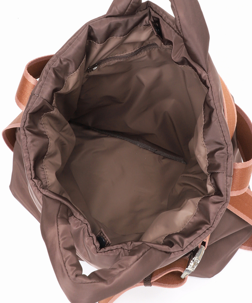 U by SPICK&SPAN（ユーバイスピックアンドスパン）の「≪追加≫【OUTDOOR/アウトドア】別注 Puilting 2way Tote 12（トートバッグ・レディース・ブラウン/ブラック・FREE）」の5枚目の写真