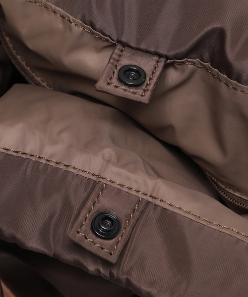 U by SPICK&SPAN（ユーバイスピックアンドスパン）の「≪追加≫【OUTDOOR/アウトドア】別注 Puilting 2way Tote 12（トートバッグ・レディース・ブラウン/ブラック・FREE）」の7枚目の写真