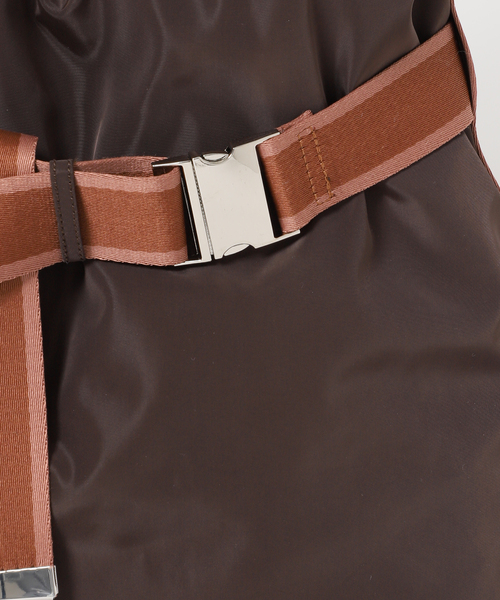 U by SPICK&SPAN（ユーバイスピックアンドスパン）の「≪追加≫【OUTDOOR/アウトドア】別注 Puilting 2way Tote 12（トートバッグ・レディース・ブラウン/ブラック・FREE）」の11枚目の写真