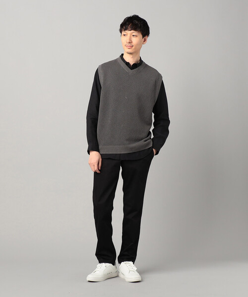 COMME CA MEN(コムサメン)の「〔LIBECO社〕ベルギーリネンブロード レギュラーカラーシャツ(シャツ/ブラウス・メンズ・チャコールグレー/ライトグレー/ブラック・L/M/S)」の11枚目の写真