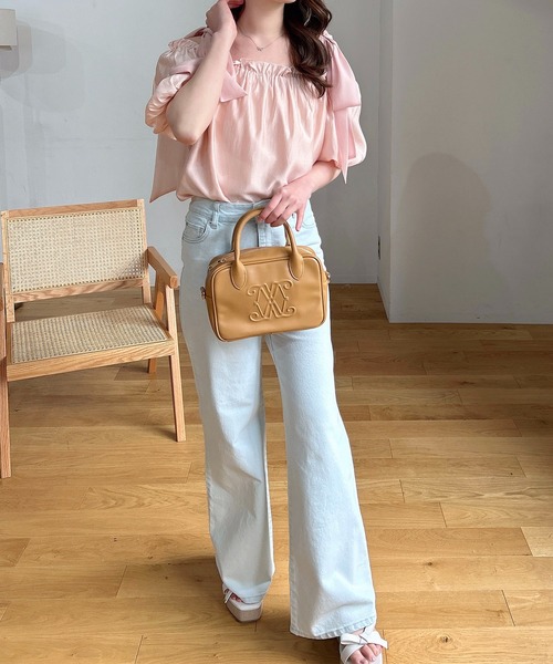 INGNI（イング）の「ボストンバッグ／A（ハンドバッグ・レディース・キャメル/ブラック・ONE SIZE）」の19枚目の写真