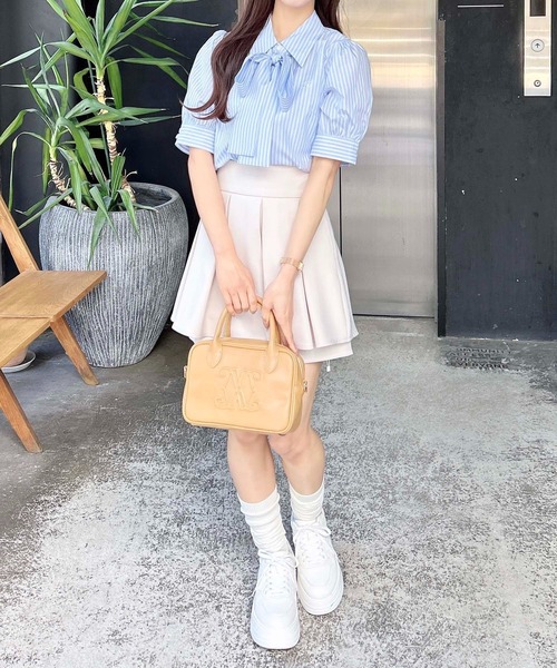 INGNI（イング）の「ボストンバッグ／A（ハンドバッグ・レディース・キャメル/ブラック・ONE SIZE）」の18枚目の写真