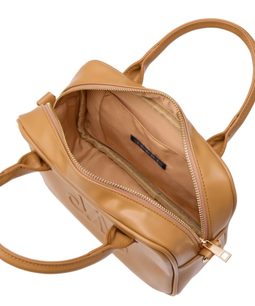 INGNI（イング）の「ボストンバッグ／A（ハンドバッグ・レディース・キャメル/ブラック・ONE SIZE）」の4枚目の写真