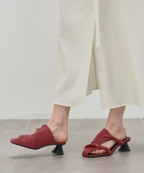 AKIRANAKA（アキラナカ）の「【AKIRANAKA/アキラナカ】別注 Matai RED/レザーサンダル（サンダル・レディース・レッド・36/37/38）」の4枚目の写真