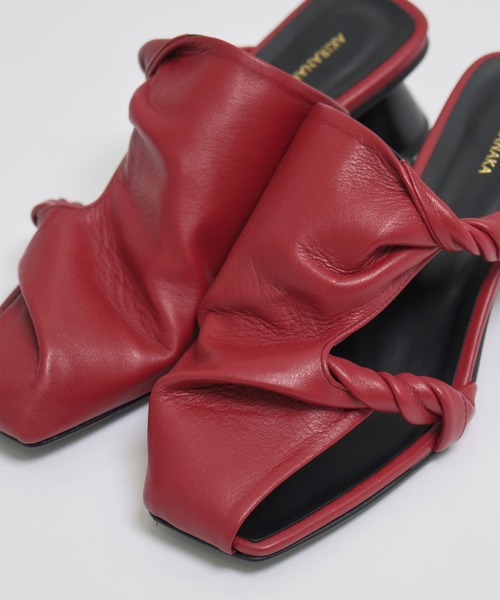 AKIRANAKA（アキラナカ）の「【AKIRANAKA/アキラナカ】別注 Matai RED/レザーサンダル（サンダル・レディース・レッド・36/37/38）」の10枚目の写真