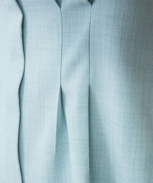 NARACAMICIE（ナラカミーチェ）の「【NARACAMICIE】麻調ベルト付き七分袖タックブラウス（シャツ/ブラウス・レディース・ホワイト/ブラウン/グリーン・S/M/L）」の17枚目の写真