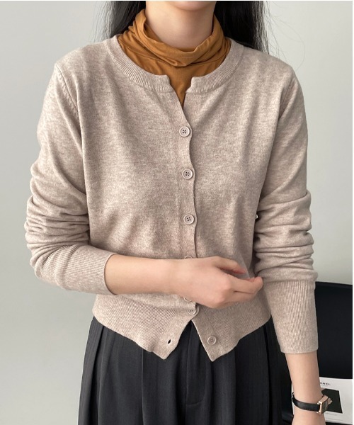 gossip!ロサンゼルス(ゴシップロサンゼルス)の「ウエストリブ ショートカーディガン(カーディガン/ボレロ・レディース・ブラック/ベージュ/グレー/オフホワイト/レッド・FREE)」の14枚目の写真