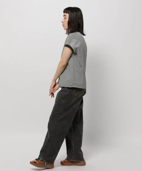 niko and...(ニコアンド)の「ダブルウエストデニムパンツ(デニムパンツ・レディース・チャコール/インディゴブルー/ライトグレー・LARGE/MEDIUM)」の10枚目の写真