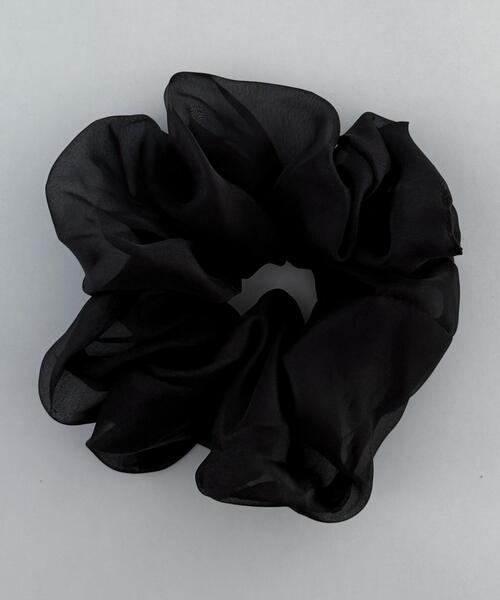 WEGO（ウィゴー）の「WEGO/キラキラBIGシュシュ（シュシュ・レディース・ライトピンク/オフホワイト/ライトグレー/ブラック・FREE）」の3枚目の写真