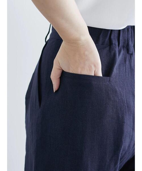Te chichi(テチチ)の「レーヨンリネンワイドパンツ《2025summer catalog item》(その他パンツ・レディース・オフホワイト/ネイビー/グリーン/ピンク・F)」の16枚目の写真