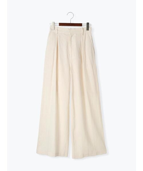 Te chichi(テチチ)の「レーヨンリネンワイドパンツ《2025summer catalog item》(その他パンツ・レディース・オフホワイト/ネイビー/グリーン/ピンク・F)」の14枚目の写真