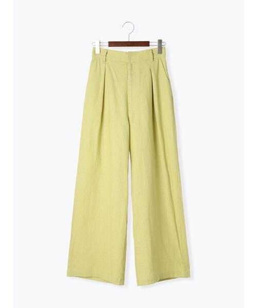 Te chichi(テチチ)の「レーヨンリネンワイドパンツ《2025summer catalog item》(その他パンツ・レディース・オフホワイト/ネイビー/グリーン/ピンク・F)」の12枚目の写真