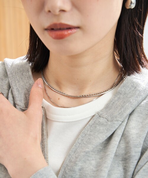 coen（コーエン）の「3連マルチウェイネックレス（ネックレス・レディース・ゴールド/シルバー・FREE）」の8枚目の写真