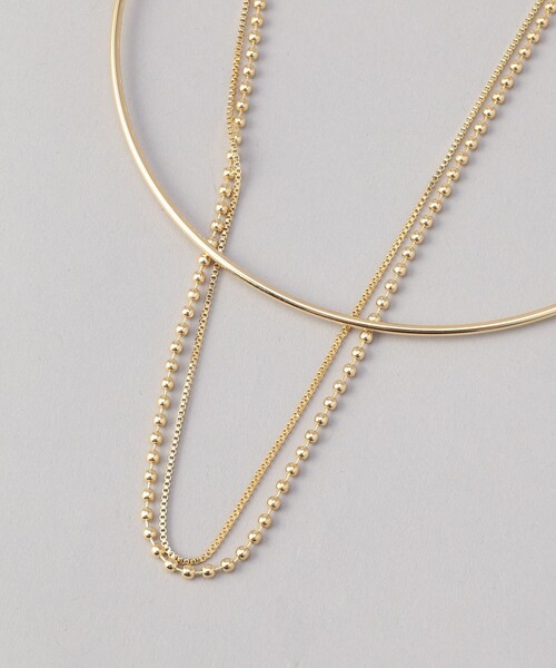 coen（コーエン）の「3連マルチウェイネックレス（ネックレス・レディース・ゴールド/シルバー・FREE）」の4枚目の写真