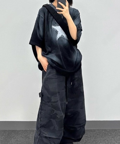 tシャツ A'GEM/9 × .kom 「ARULE/アルール」 スプレースターTシャツ レディース A'GEM/9 × .kom 『ARULE/アルール』 スプレースターTシャツ