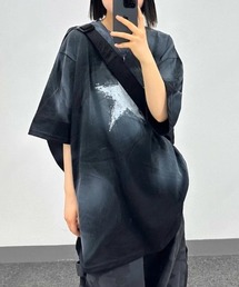 tシャツ A'GEM/9 × .kom 「ARULE/アルール」 スプレースターTシャツ レディース A'GEM/9 × .kom 『ARULE/アルール』スプレーノースリーブ（T