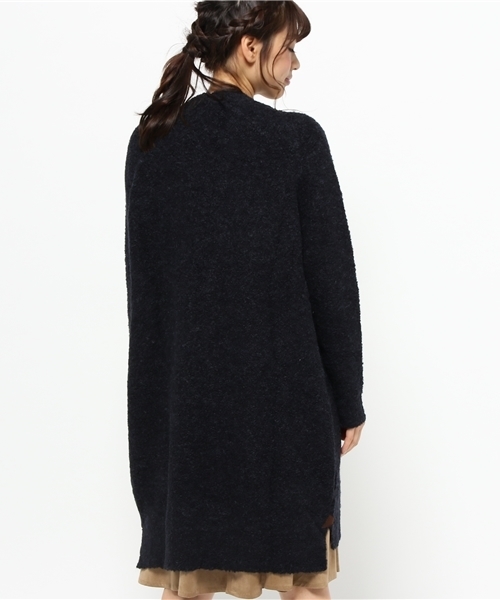 CIAOPANIC(チャオパニック)の「【Ciaopanic】 ブークレPUC/D(カーディガン/ボレロ・レディース・ブラック/ライトグレー/オフホワイト・FREE)」の6枚目の写真