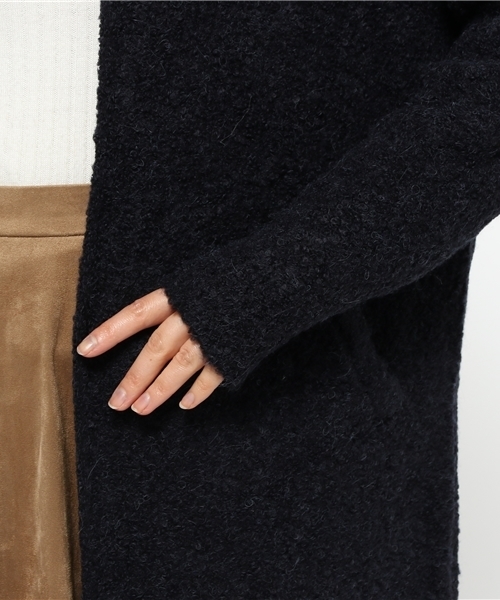 CIAOPANIC(チャオパニック)の「【Ciaopanic】 ブークレPUC/D(カーディガン/ボレロ・レディース・ブラック/ライトグレー/オフホワイト・FREE)」の8枚目の写真