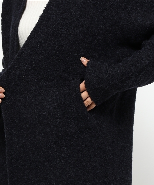 CIAOPANIC(チャオパニック)の「【Ciaopanic】 ブークレPUC/D(カーディガン/ボレロ・レディース・ブラック/ライトグレー/オフホワイト・FREE)」の9枚目の写真