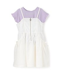 mezzo piano（メゾピアノ）の「フロントZIPキャミワンピース＆半袖Tシャツセット（ワンピース・キッズ）」