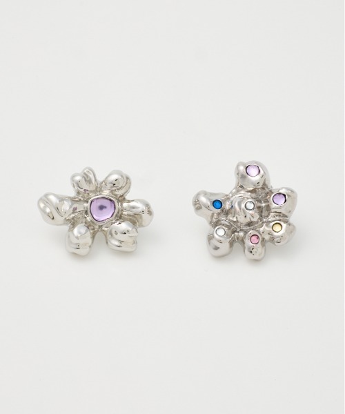 ソワリー　ピアス　フラワーモチーフ　新品 sheer flowery pierce ～ｼｱｰﾌﾗﾜﾘｰﾋﾟｱｽ | flower／フラワー公式通販